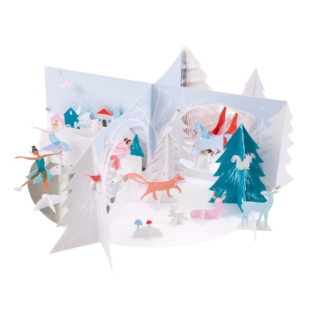 Winter Wonderland Paper Craft Advent Calendar